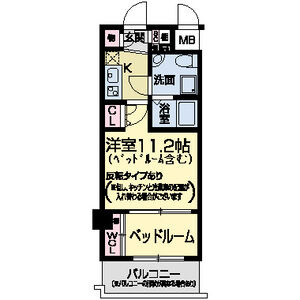 セレニテ甲子園Ⅰの間取り
