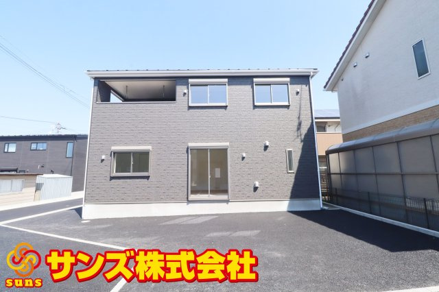 郡山市昭和1丁目第9　　　３号棟　　　芳賀小学校、郡山第４中学区の外観|南側から見た外観