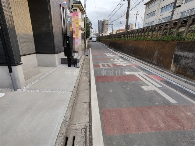 【前面道路含む現地写真】 | ふじみ野市駒西7期 | 都市ガス・本下水