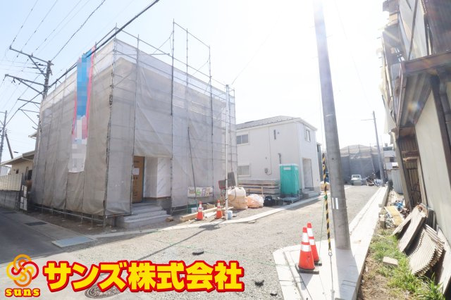 郡山市昭和1丁目第9　　　４号棟　　　芳賀小学校、郡山第４中学区の外観|北西側から見た区画全体