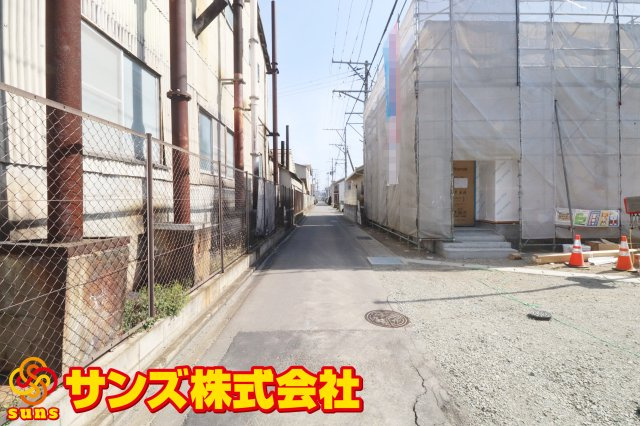 郡山市昭和1丁目第9　　　４号棟　　　芳賀小学校、郡山第４中学区の外観|北側前面道路