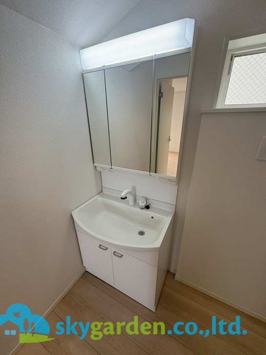 茅ヶ崎市南湖第18　新築戸建　全2棟2号棟の独立洗面台