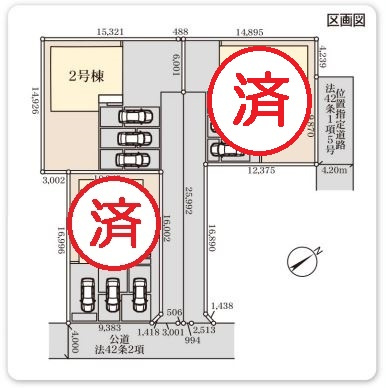 リーブルガーデン．S　深谷上野台第24　の区画図|現地区画図