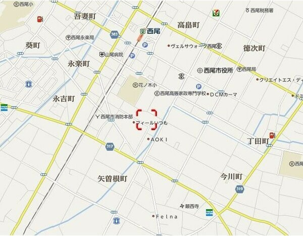 サイレントパレス矢曽根の地図