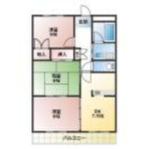 サイレントパレス矢曽根の間取り