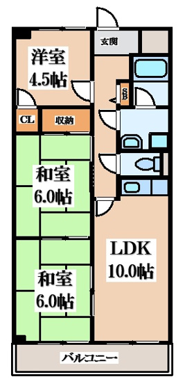 【間取り】 | コートヴィレッジ清水