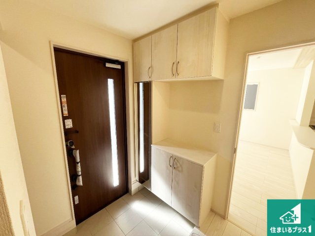 加古川市尾上町口里　新築一戸建ての外観|周辺は落ち着いた街並みの住宅地！子育てがしやすい住環境です！まだ未完成ですが、現地でしかわからない事もございます。是非一度ご覧ください。