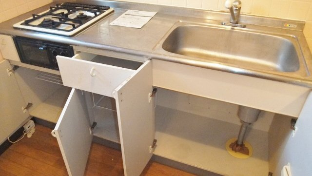 ハイツエリエートのキッチン|調理スペースもあり使いやすいです！