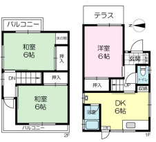 明石市藤江戸建の間取り
