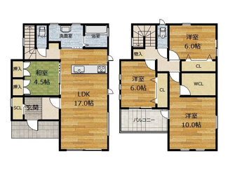 【間取り】 | 淡窓建売住宅
