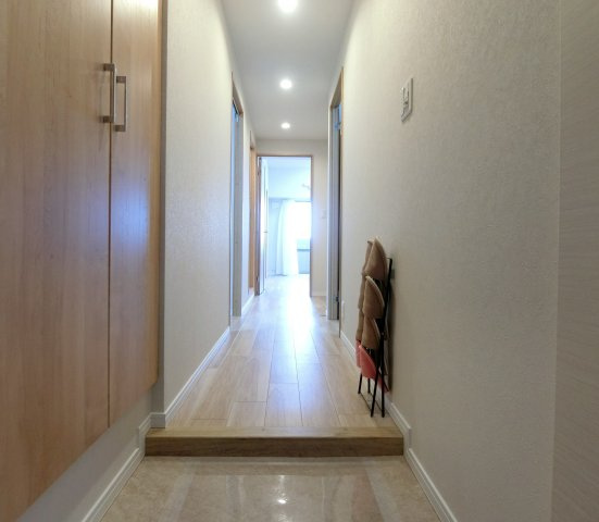 ダイアパレスシアース万代東棟の玄関