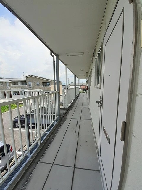 シティハイツパールのバルコニー