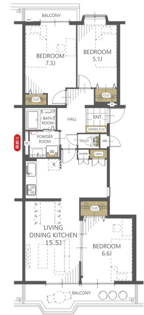 リバーサイド友渕第一住宅１４号棟