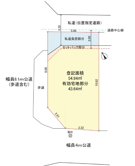 舞子台２丁目　土地の土地図