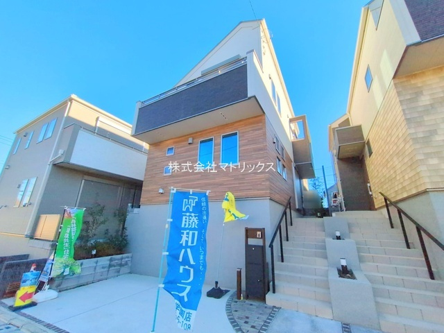 練馬区大泉町2丁目　制震×省エネ　ロフト付き戸建　全4棟　の外観|C号棟