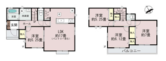 【間取り】 | 千葉市中央区矢作町　新築分譲住宅A号棟 | 千葉市中央区矢作町　A号棟　４LDK
