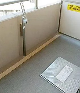 カスタリア大塚Ⅱのバルコニー