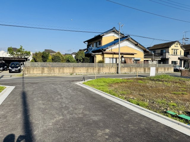 八王子市　上壱分方町　建築条件無し売地　第２期の前面道路含む現地写真|～5ｍ道路に面しています～