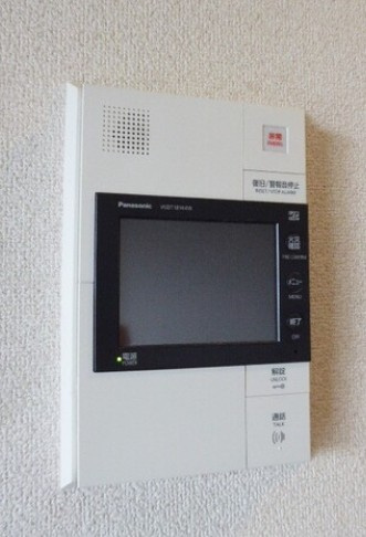ライオンズプラザ亀有のセキュリティ|モニター付きインターホンです。