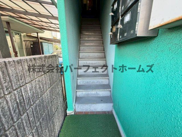 グリーンハイツのエントランス|清潔なエントランスです