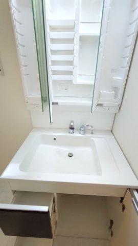 東大阪市大蓮北　新築戸建の独立洗面台