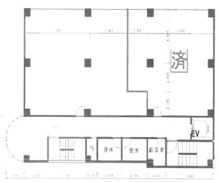アクラスビル　6階の間取り