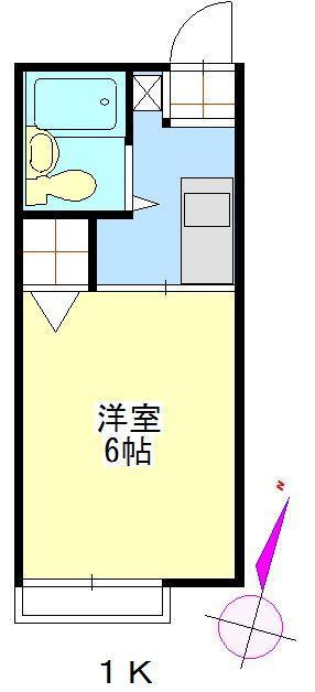 シティハイムヨシダCの間取り