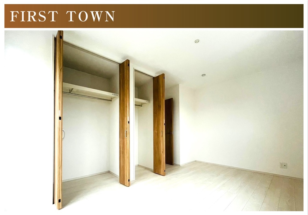 ファーストタウン　一宮市千秋町佐野第1　全1区画分譲の洋室|すべての居室にはたっぷり収納できる大型クローゼットを設置しています。