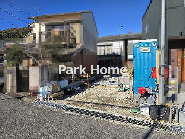 高知市中秦泉寺　新築戸建ての外観|2025.12月下旬：建築中