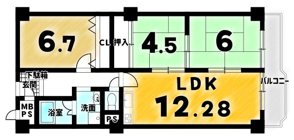 イトーピア向日マンションC棟　オーナーチェンジ