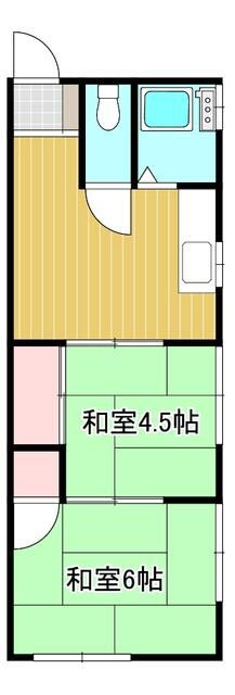 コーポ島田の間取り