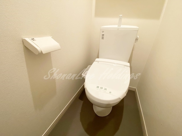 茅ヶ崎市南湖２丁目の賃貸マンションのトイレ|温水洗浄便座機能付きトイレ♪