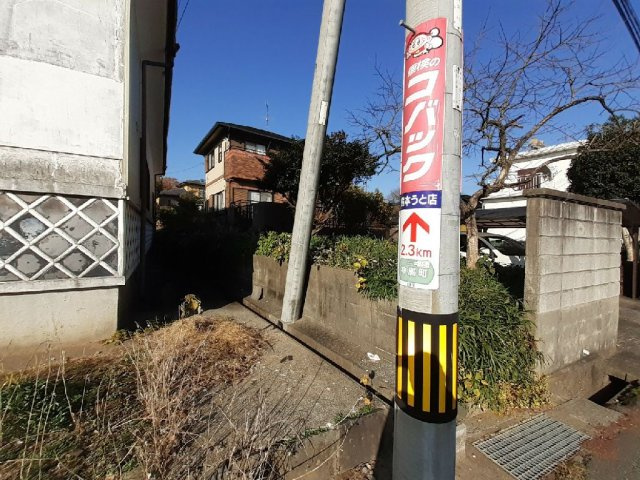 宇土市神馬町の売地の周辺|東側里道