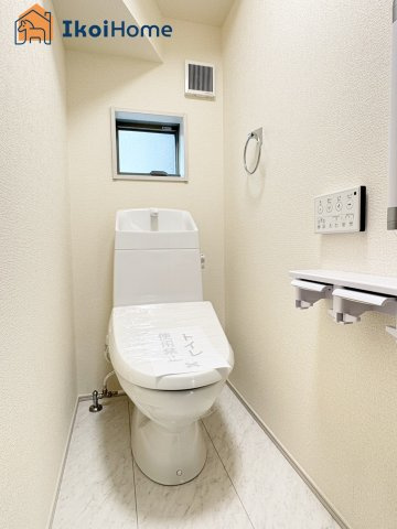 神戸市西区糀台1丁目　2号棟　新築戸建のトイレ|【ホームページに現地動画掲載中】●年中無休：当日予約可●トイレが2か所あるので夜中も安心です