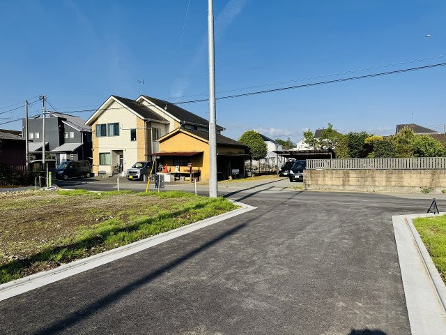 八王子市　上壱分方町　建築条件無し売地　第２期の前面道路含む現地写真|～5ｍ道路に面しています～