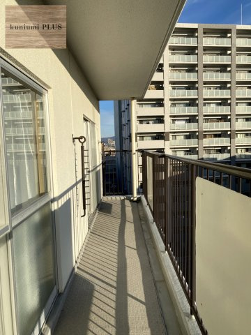 日商岩井野江マンションのバルコニー