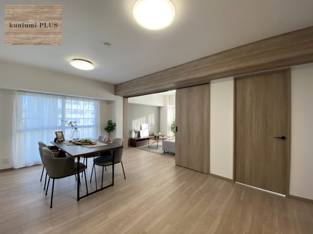 日商岩井野江マンションの居間・リビング