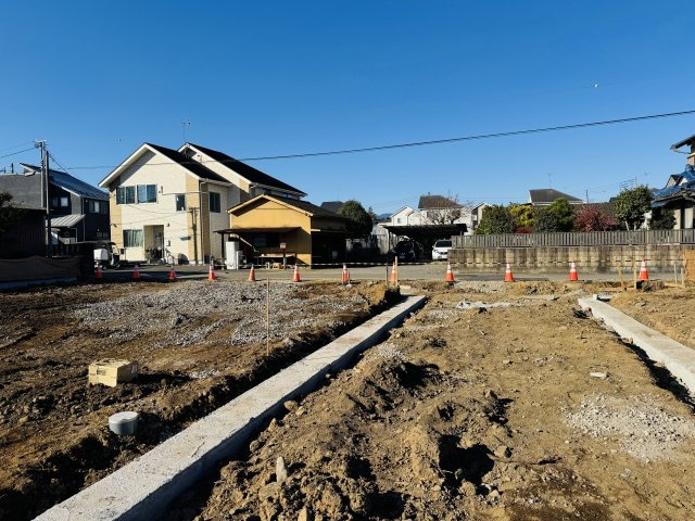 八王子市　上壱分方町　建築条件無し売地　第２期の前面道路含む現地写真|～5ｍ道路に面しています～