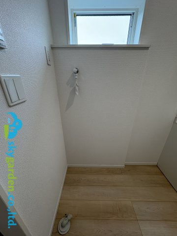 藤沢市片瀬第14　新築戸建　全3棟1号棟のランドリースペース