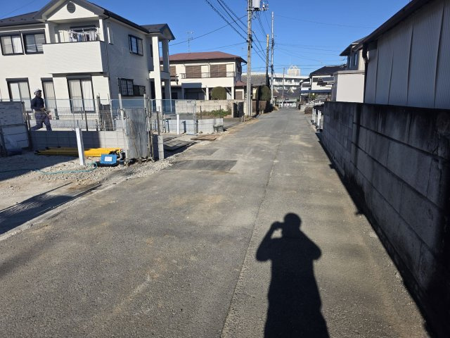 リーブルガーデン．S　深谷上野台第24　の前面道路含む現地写真|現地前面道路（2025年12月19日）撮影
