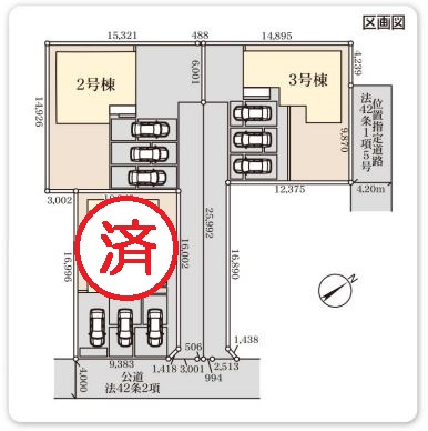 リーブルガーデン．S　深谷上野台第24　の区画図|現地区画図