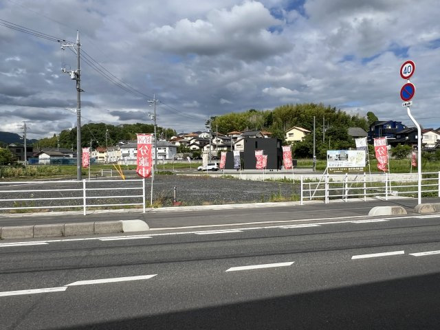 津山市大田売土地57.06坪の前面道路含む現地写真|B号地