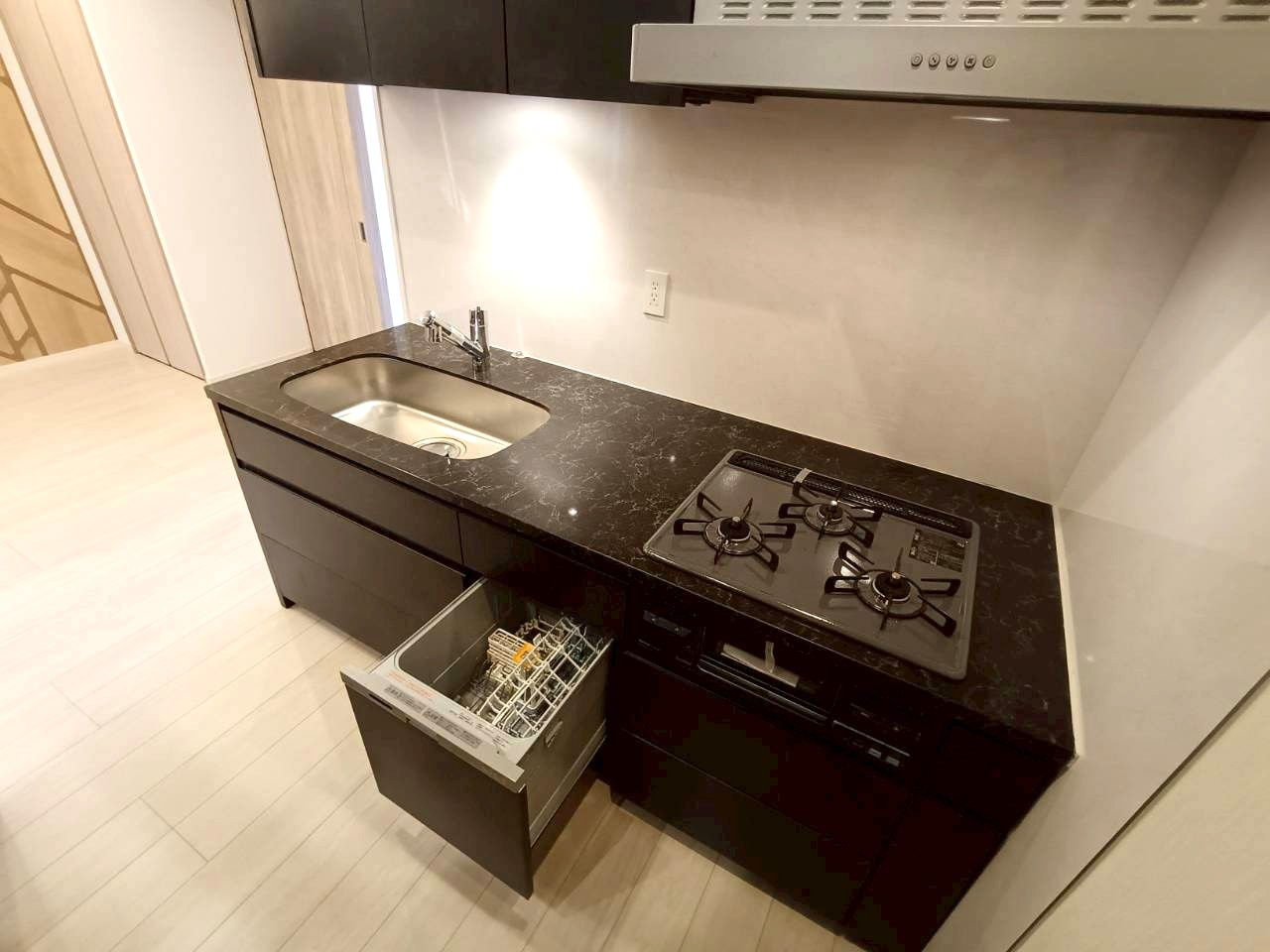 グレースハイツ　三郷のキッチン|キッチンでお料理をお楽しみください