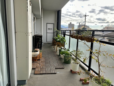 【バルコニー】 | リヴィエール九工大駅リゾシア（C-15）