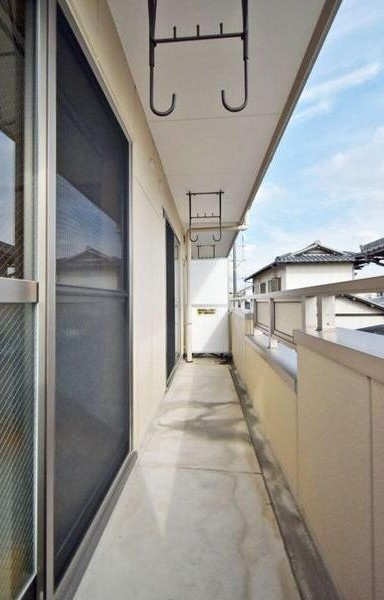 レスティーオ岩崎台のバルコニー