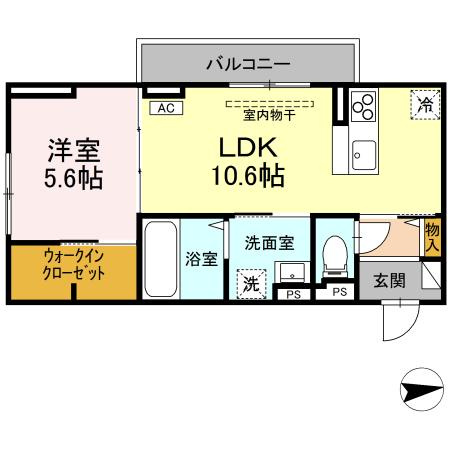 【新築】RESUA(レスア)向中野　C棟の間取り