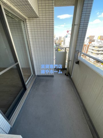 フレシュール我孫子のバルコニー|外からの目が気にならないバルコニーで洗濯物が干せます