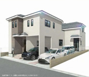 【仲介手数料０円】相模原市南区相南3丁目　新築一戸建て　A号棟　全2棟の画像