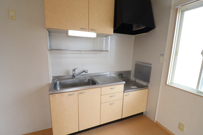 熊本市西区上代１丁目のアパートのキッチン