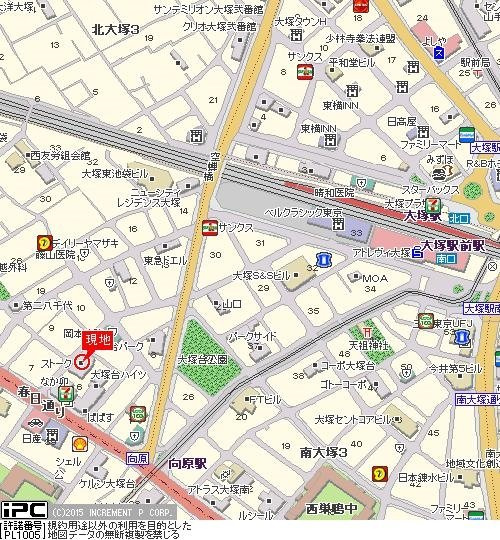 ストーク東池袋の地図